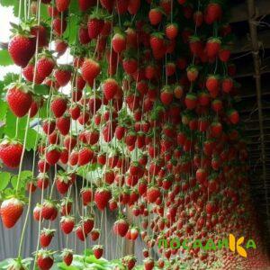 Клубника ампельная Анастасия купить по цене от 370р. в интернет-магазине «Посадика» с доставкой почтой в в Пестовое и по всей России – [изображение №1].